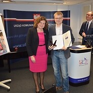 Wręczenie Certyfikatów Prezesa UKE na 2015 rok